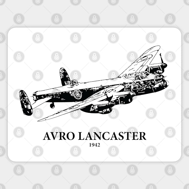 Avro Lancaster WWII British Heavy Bomber Magnet by Lakeric